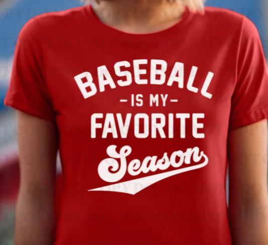 baseball is my favorite season